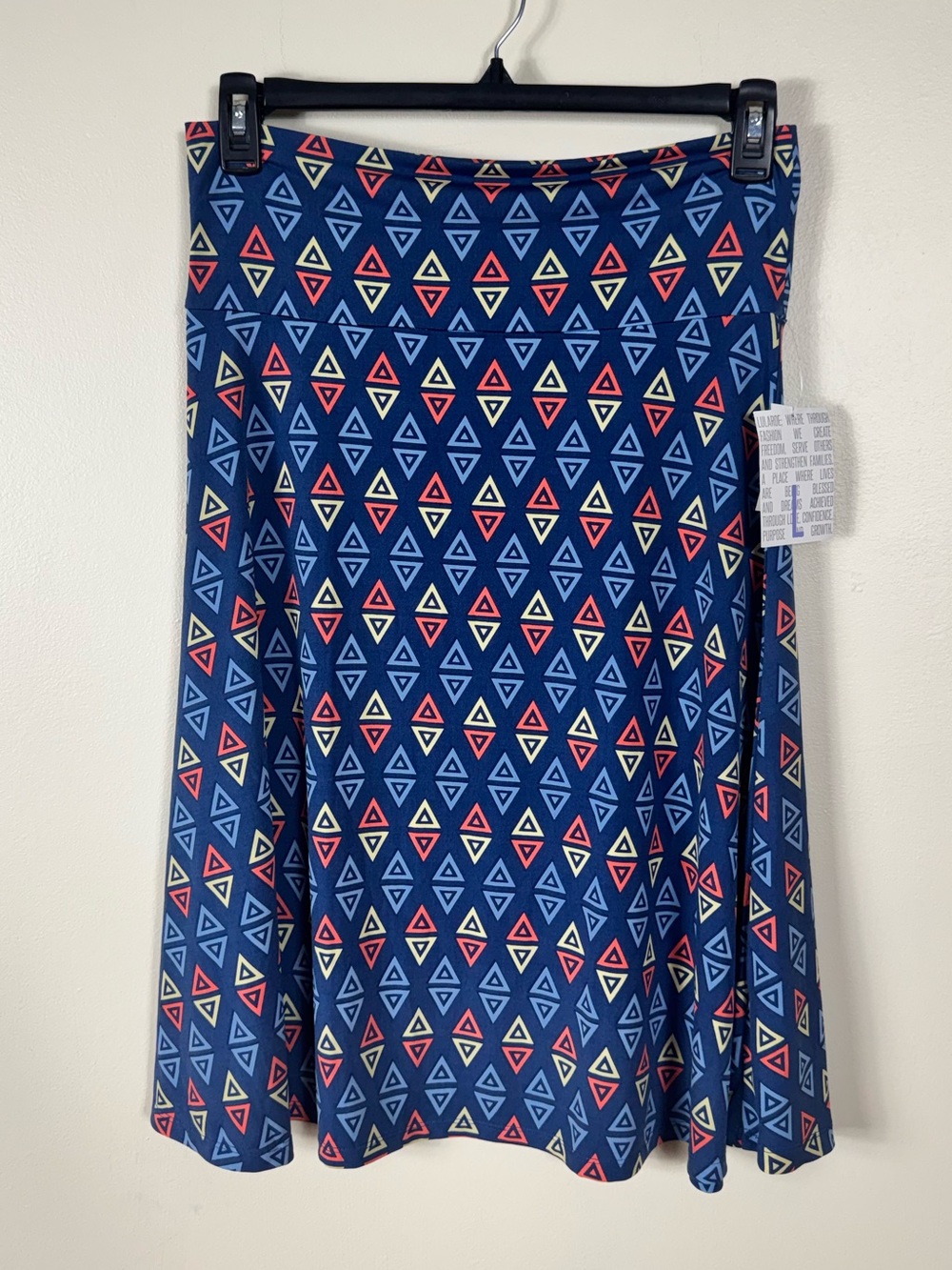 Womens Midi Swing Skirt Large Y2K Indie Retro Bohemian Festival New
